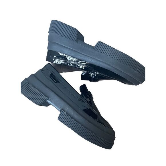 New! SPERRY Women's Highland Platform Loafer in Black Leather Size 9.5 #STS88575 - Picture 7 of 8